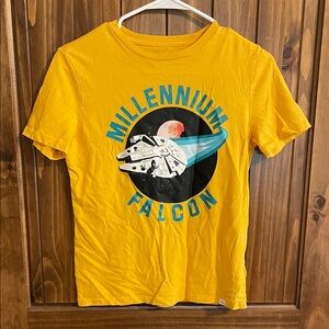 Gap Millennium Falcon Yellow Graphic T-Shirt